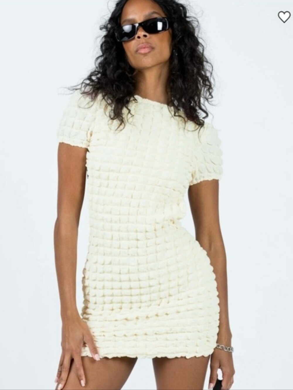 NWT Princess Polly Tahlee Backless Mini Dress Cream Size 12 - Picture 6 of 15